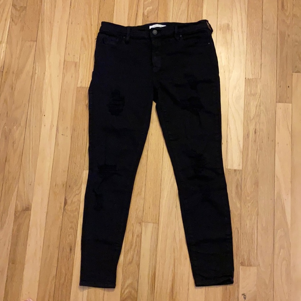 PacSun Black Distressed Perfect Fit Jegging (27 S)